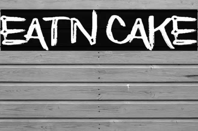 Eatn Cake Font examples