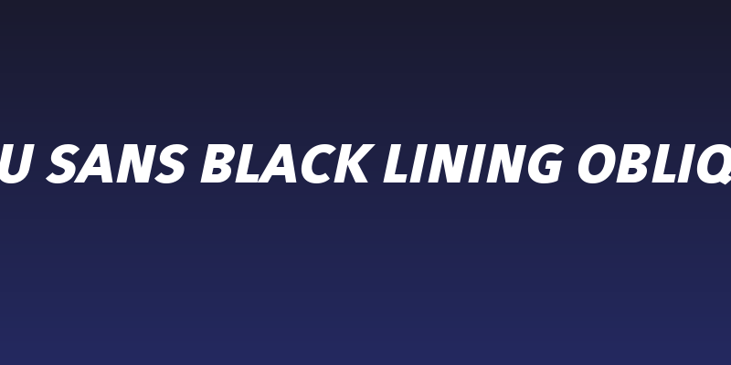 Eau Sans Black Lining Oblique Social Header