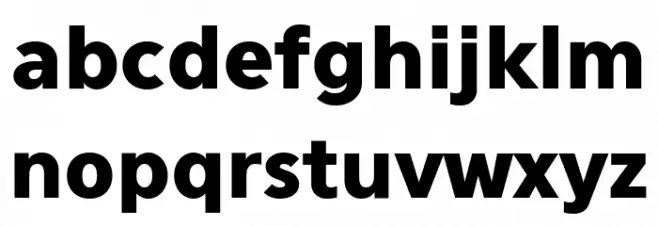 Eau Sans Black Lining خط أحرف صغيرة