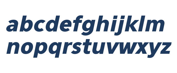 Eau Sans Black Old-styled Figures Oblique Lowercase