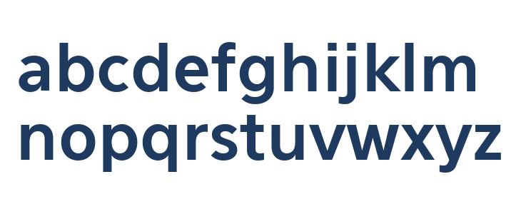 Eau Sans Bold Old-styled Figures Lowercase