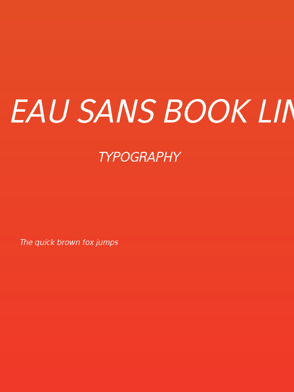 Eau Sans Book Lining Oblique Poster
