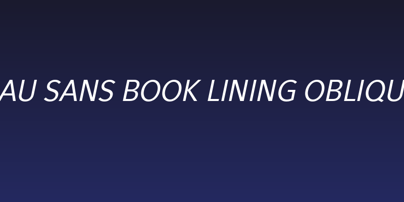 Eau Sans Book Lining Oblique Social Header
