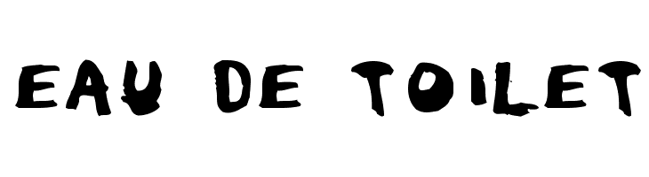 Eau de Toilet Font