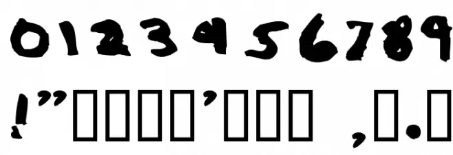 Eau de Toilet Font OTHER CHARS