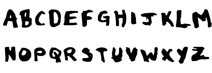 Eau de Toilet Font LOWERCASE