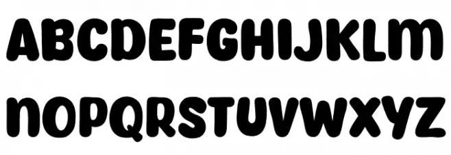 Eazy Chat フォント 大文字