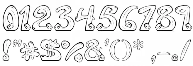 Eazy フォント その他の文字
