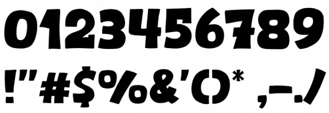 Eazybold Font OTHER CHARS