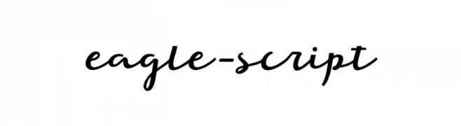 eagle-script  नि: शुल्क फ़ॉन्ट्स डाउनलोड