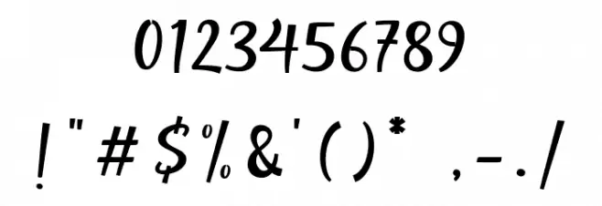 eagle-script Font OTHER CHARS