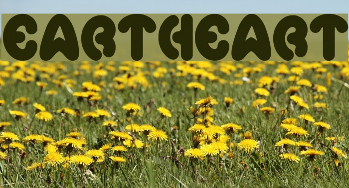 eartheart Font examples
