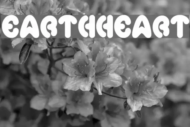 earthheart Font examples