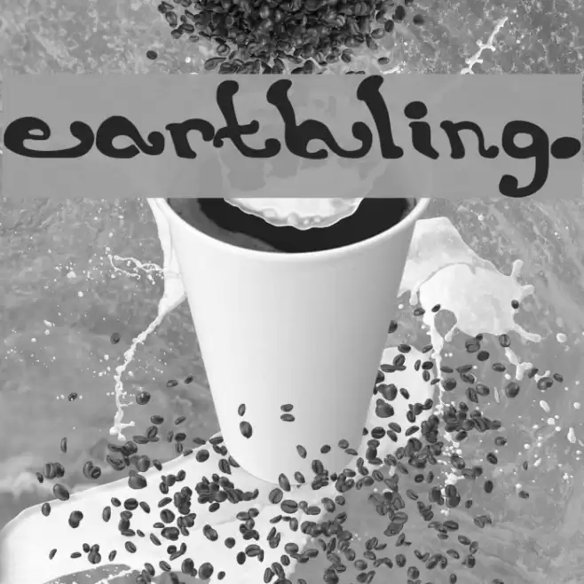 earthling. Font examples