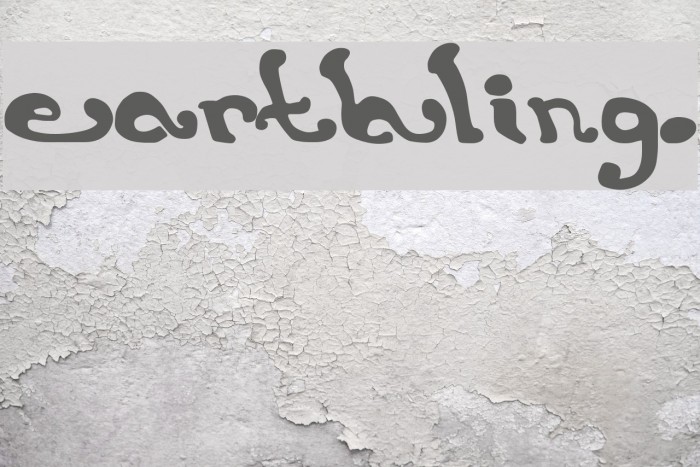earthling. Шрифта examples