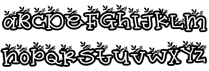 easter nature Font Alte caractere