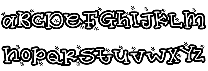 easter nature Font Litere mici