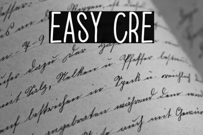 easy cre Example 1