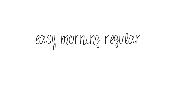 easy morning Regular Logo