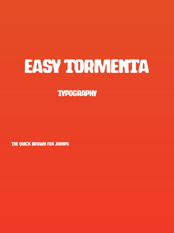 easy tormenta Poster