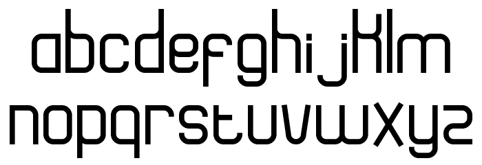 eazy Font LOWERCASE