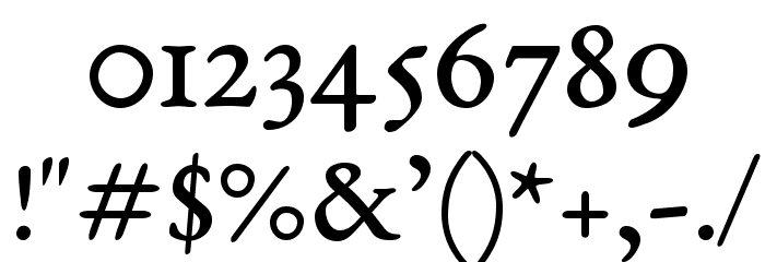 EB Garamond 08 Regular Font OTHER CHARS