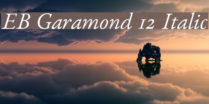 EB Garamond 12 Italic Example 1