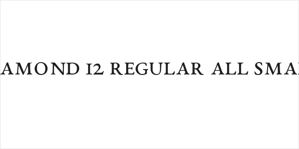 EB Garamond 12 Regular All SmallCaps Logo