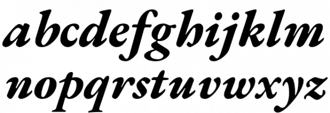 EB Garamond ExtraBold Italic Fonte MINÚSCULAS