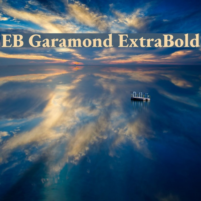 EB Garamond ExtraBold Font examples