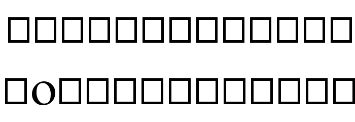EB Garamond Initials Font LOWERCASE