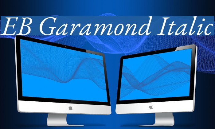 EB Garamond Italic Font examples