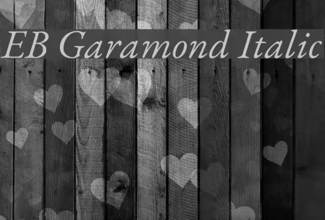EB Garamond Italic  examples