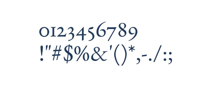 EB Garamond Regular SmallCaps Font OTHER CHARS