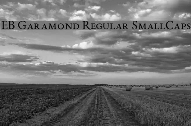 EB Garamond Regular SmallCaps Font examples