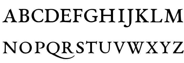 EB Garamond Regular SmallCaps Font LOWERCASE