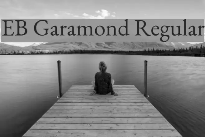 EB Garamond Regular Font examples