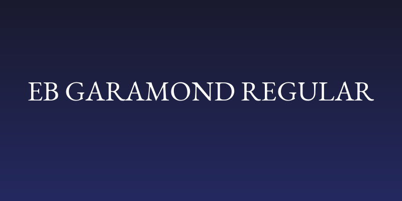 EB Garamond Regular Social Header
