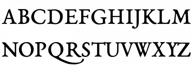 EB Garamond SmallCaps 08 Regular Schriftart Groß