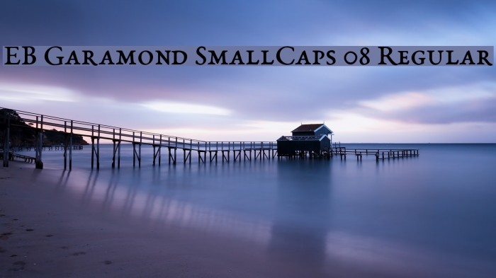 EB Garamond SmallCaps 08 Regular Font examples