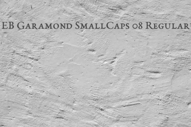 EB Garamond SmallCaps 08 Regular Font examples