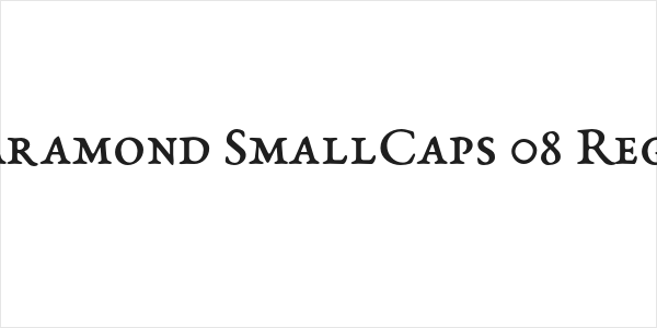 EB Garamond SmallCaps 08 Regular Logo