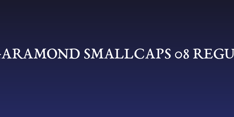 EB Garamond SmallCaps 08 Regular Social Header