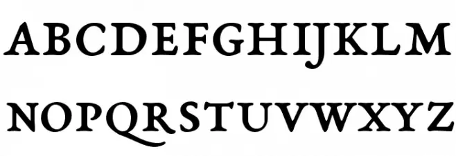 EB Garamond SmallCaps 08 Regular Font LOWERCASE