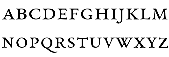 EB Garamond SmallCaps 12 Regular Font LOWERCASE