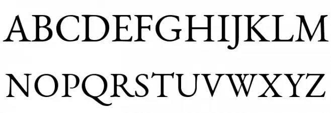 EB Garamond Polices MAJUSCULES