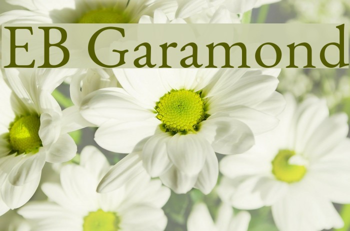 EB Garamond Font examples
