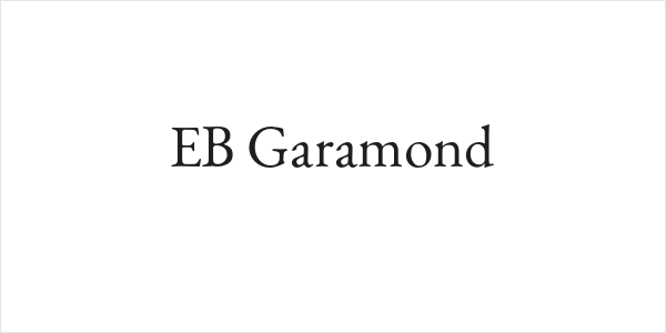 EB Garamond Logo
