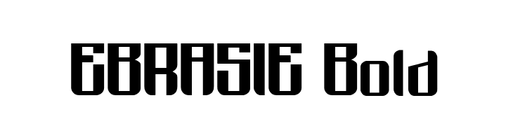 EBRASIE Bold  font caratteri gratis