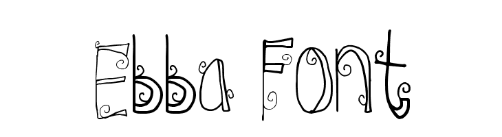 Ebba Font  Fuentes Gratis Descargar